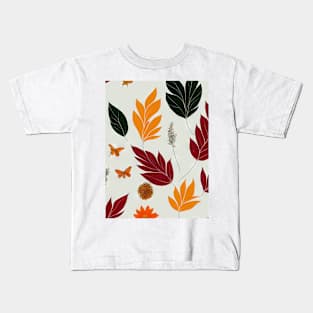 Chromatic Botanic Abstraction #47 Kids T-Shirt
